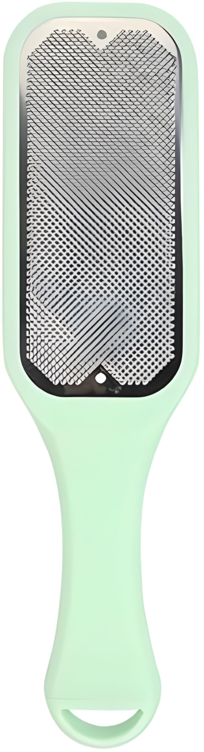 Nopatia Professional Foot File Stainless Steel Callus Remover Foot File for Easy Foot Care Ergonomic Design and Attractive Home Salon Results (Light Green)