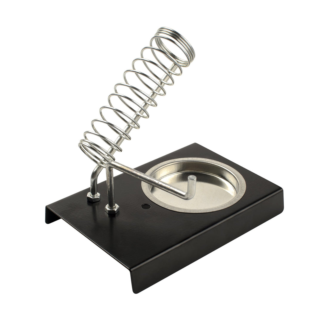 Soldering Solder Iron Metal Stand Holder Black