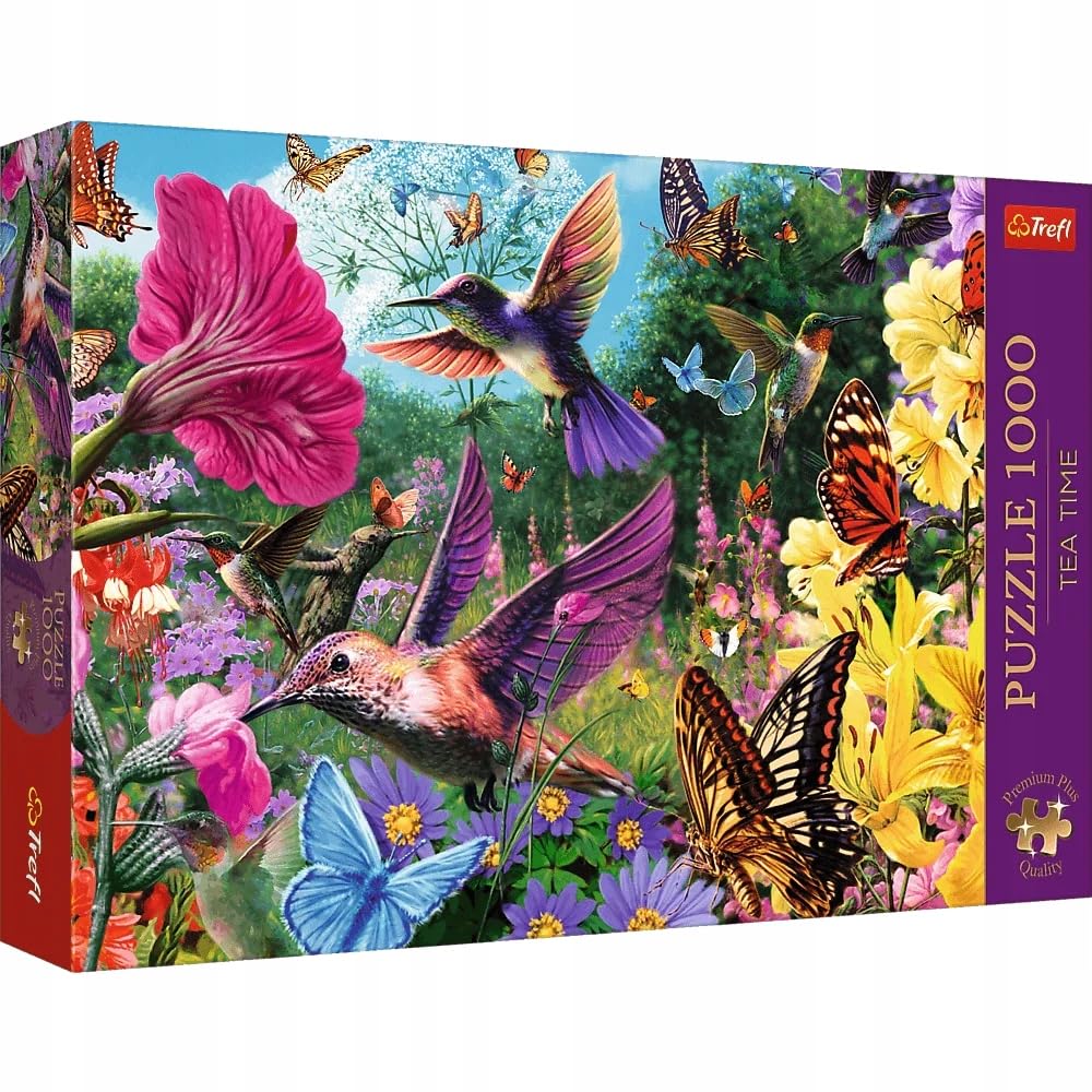 Puzzles - "1000 Premium Plus" - Tea Time: Hummingbird Garden_FSC Mix 70%