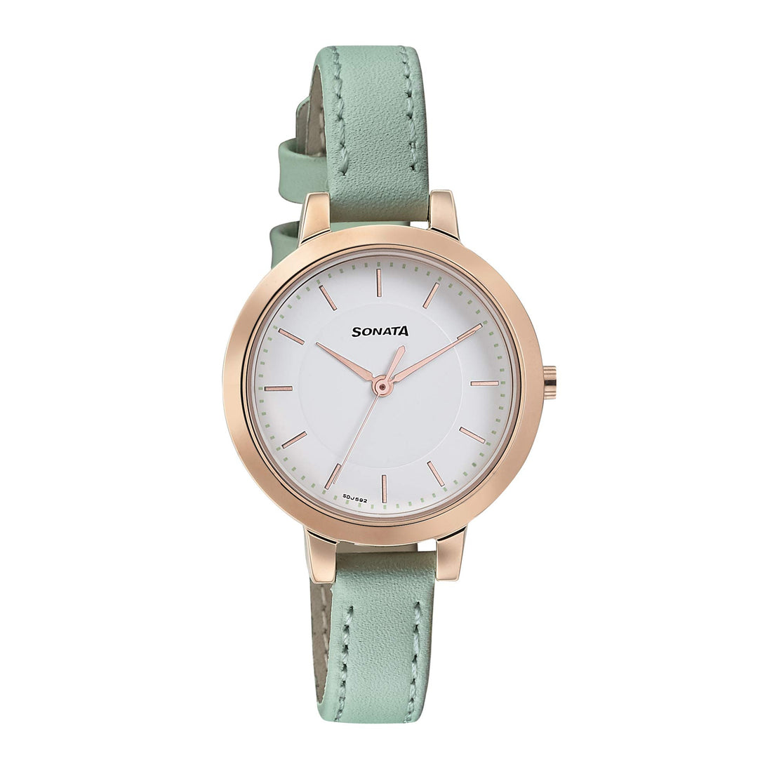 Sonata blush it up analog white dial women's watch-8141wl02 / 8141wl02, strap