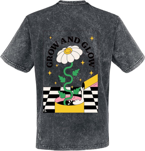 Grow and Glow T-shirt washed back