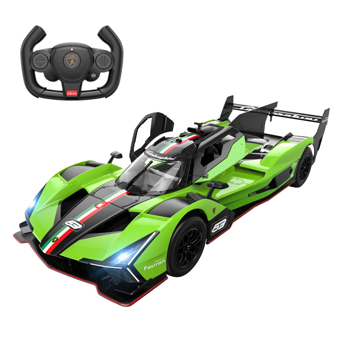 R/C Remote Control Lamborghini SC63 LMDH, 1:14 Scale, Green