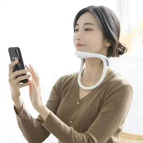 Adjustable Neck Posture Corrector, Designed for Neck Stretching and Support for Pain Relief, Suitable for Office Workers and Students. Daily Use for Chiropractic TMJ Joint Pain Relief Shoulder