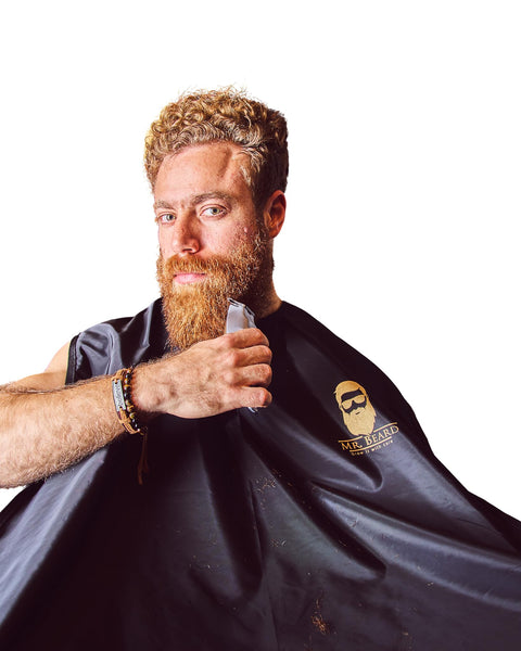 Mr.Beard Anti-Static Beard Trimming Catcher Apron, One Size