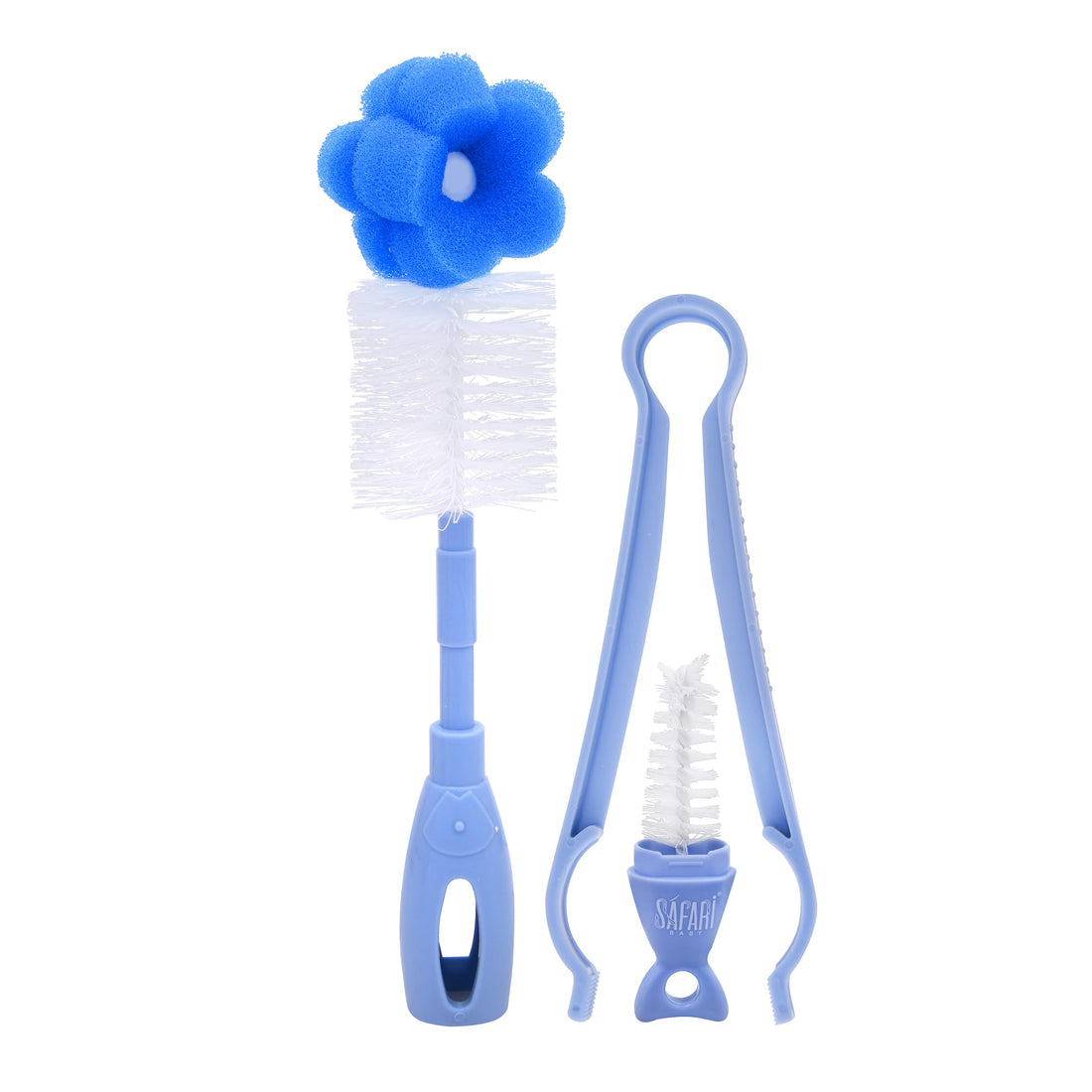 Safari bottles & teats brush with Tong