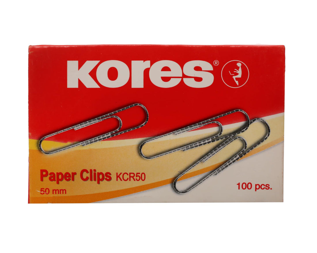 Kores Binder Clips Box 50 mm 100 Clips Model KCR50