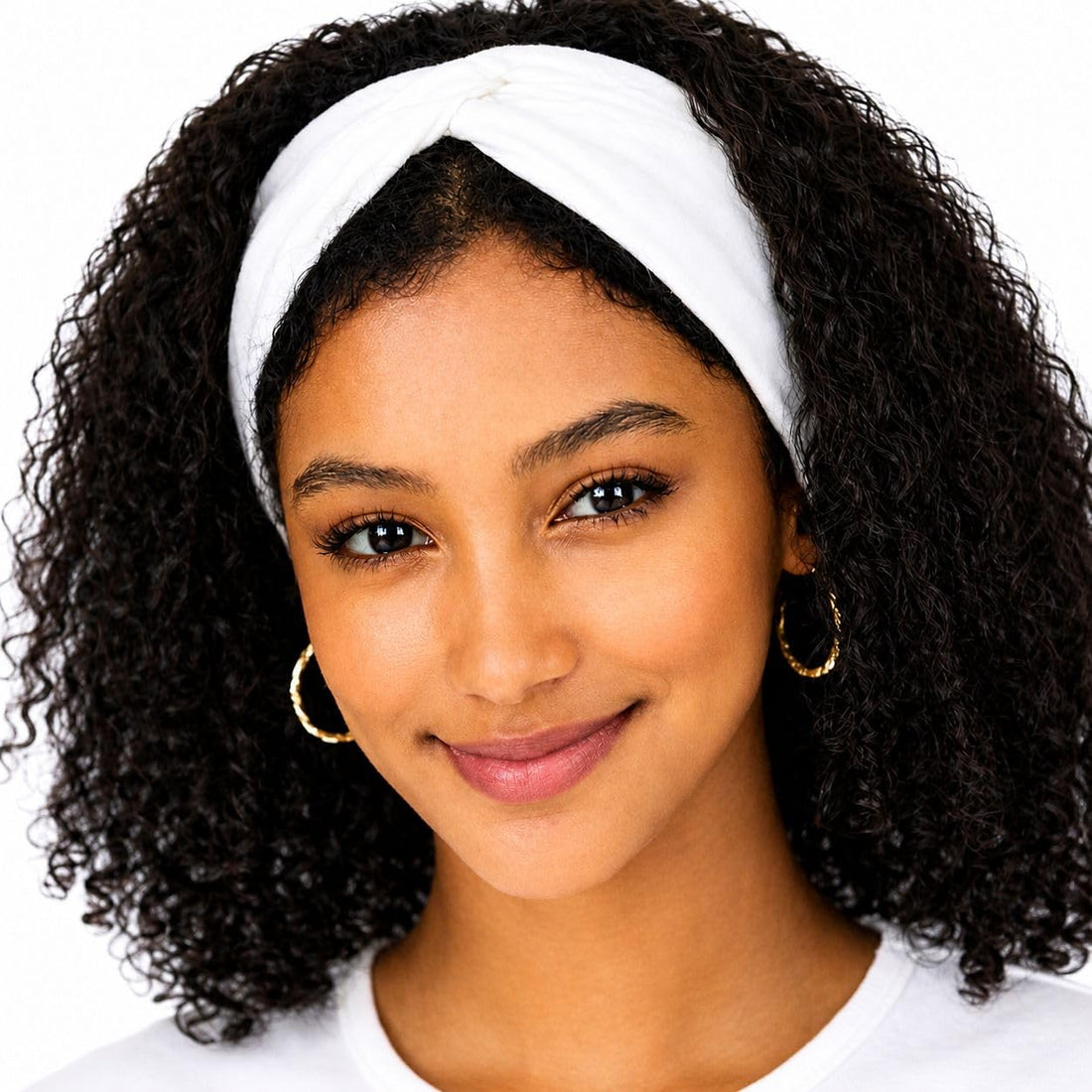 Wide Headbands for Women – Soft Cotton Twist Headband, 3.95" Extra Wide, Non Slip Workout Yoga Hair Band – One Size