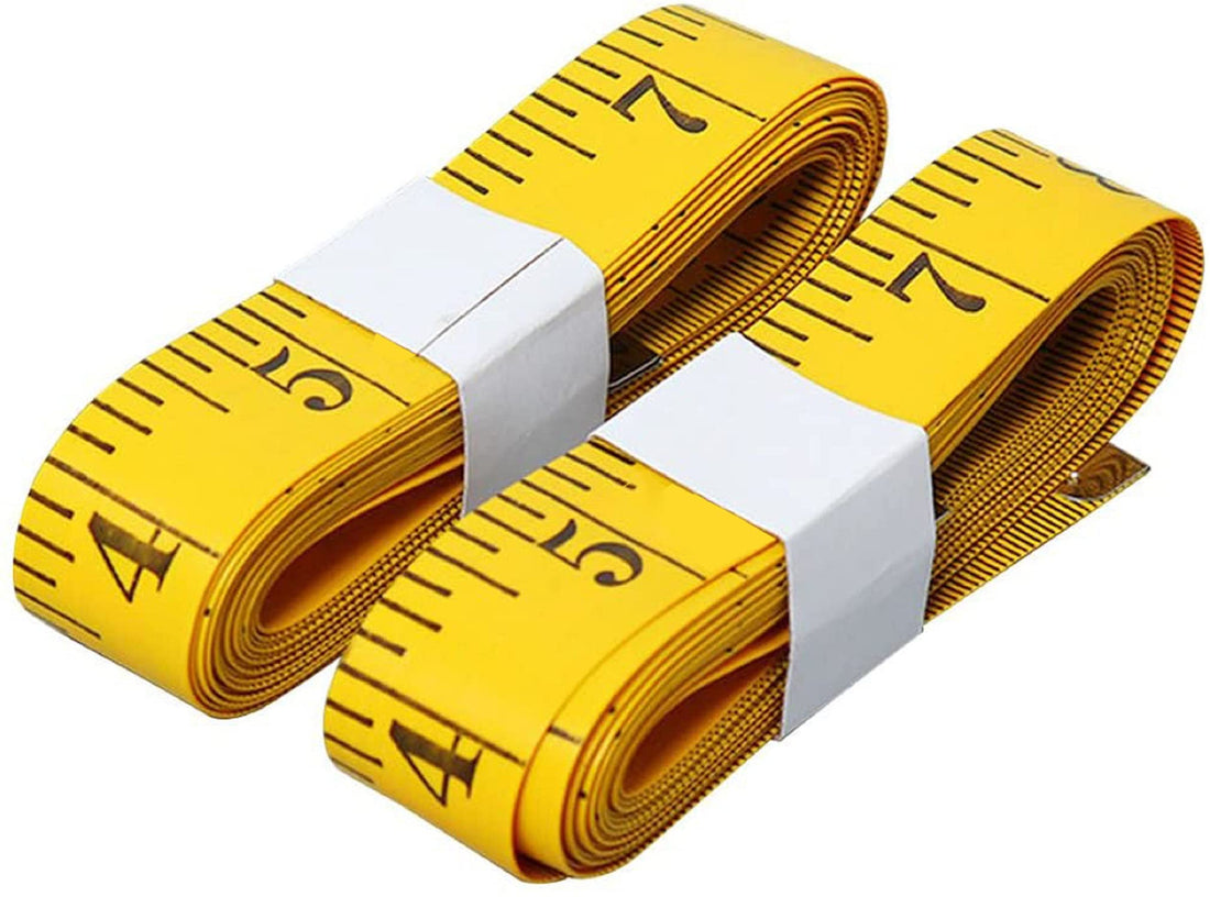 GDMINLO Sewing Tape Measure 2 Pack Double-Scale Soft Tape Measuring Body Weight Loss Medical Body Measurement Sewing Tailor Cloth Ruler Dressmaker Flexible Ruler Tape Measure (Multicolor)60Inches/50cm