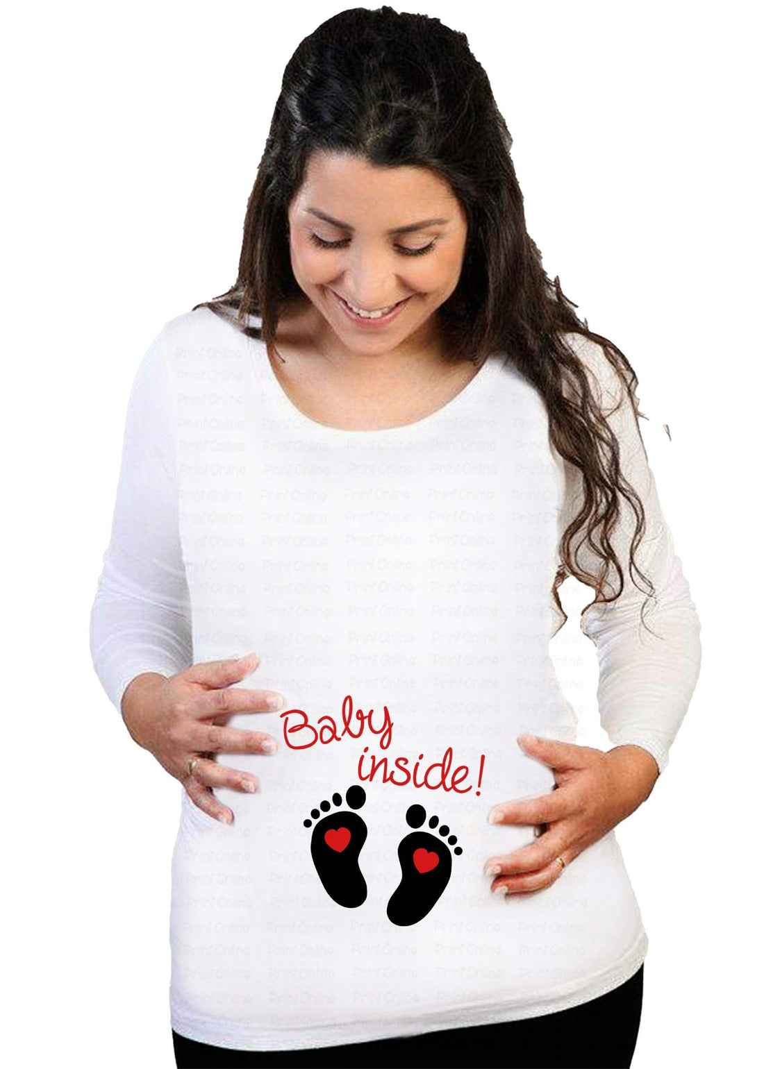 Print Online Maternity Top For Women - 2725514832715