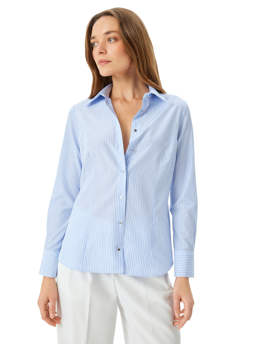 KOTON Womens Striped Shirt Modern