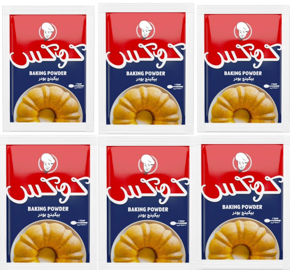 بيكين POWDER مجموعة من (6 كيس) مسحوق الخبز كل كيس وزن 16 جرارام من كوOX