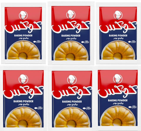 بيكين POWDER مجموعة من (6 كيس) مسحوق الخبز كل كيس وزن 16 جرارام من كوOX