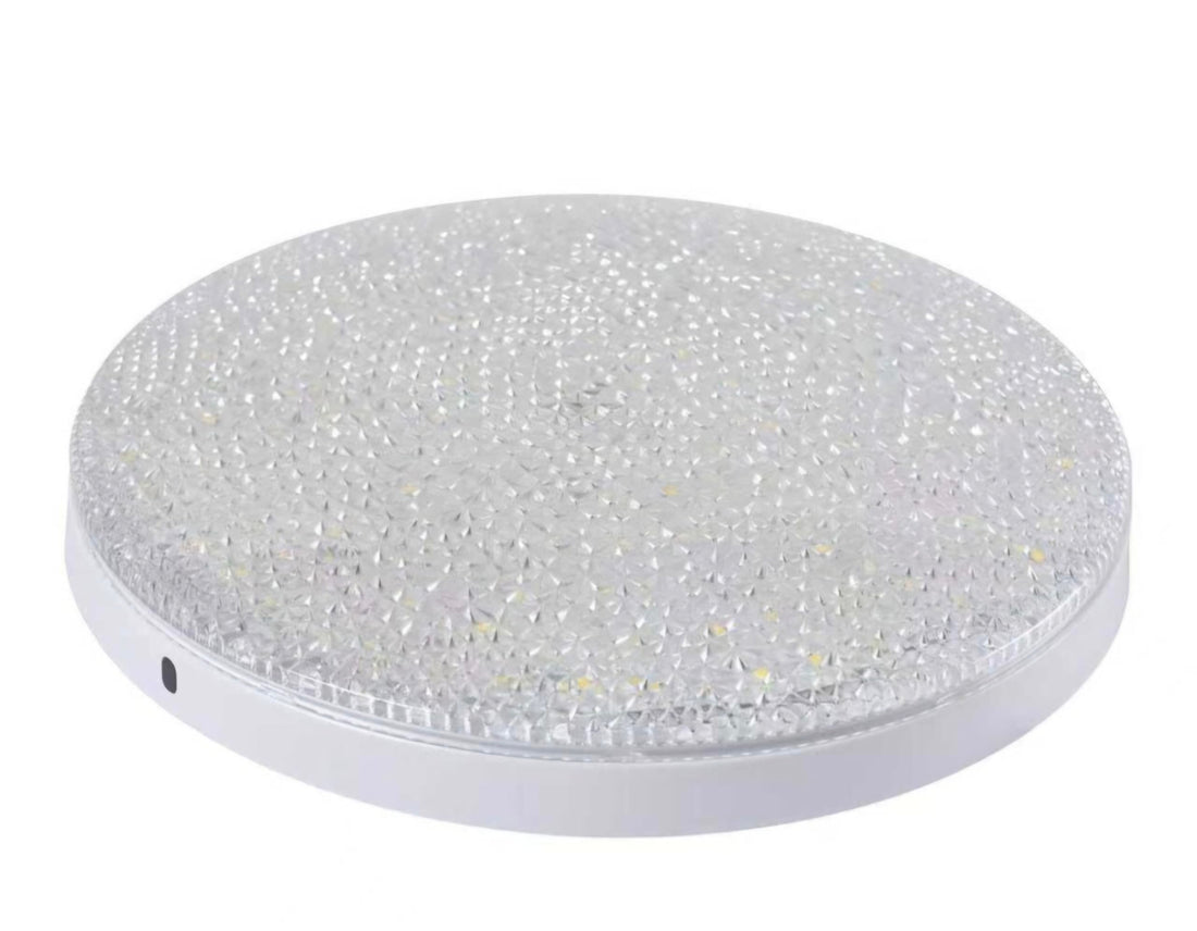 NEOS Round LED Ceiling Light 36W 23cm Mounting Diameter - Outdoor (White/Yellow) Crystal