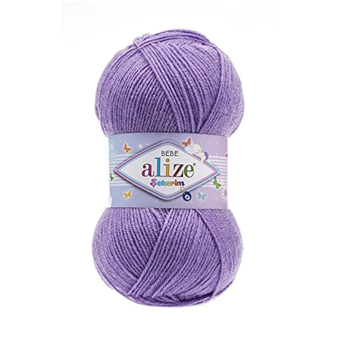 Alize SEKERIM BEBE Violet 247 - Crochet and Knitting Yarn