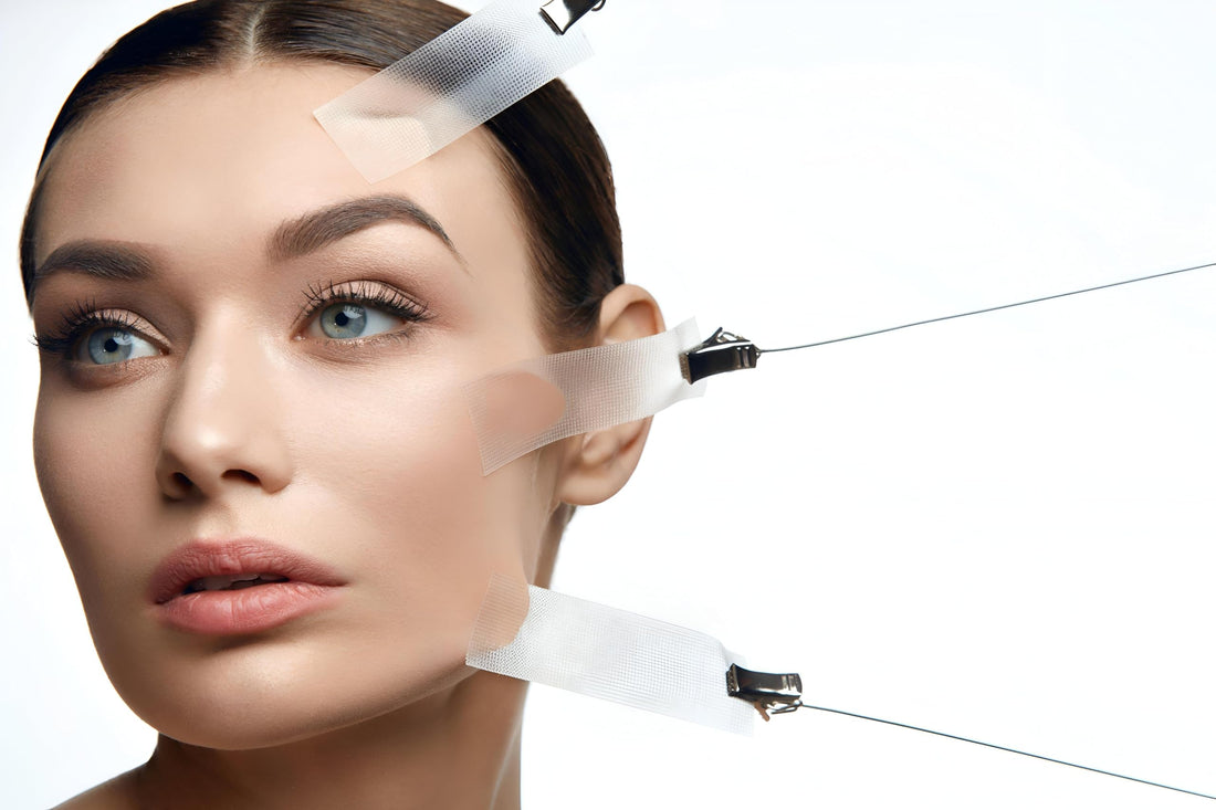Lift and firm sagging skin while reducing wrinkles on face, neck and eye contour. Comes with 40 patches and 3 wire strips for comfortable and effective application.