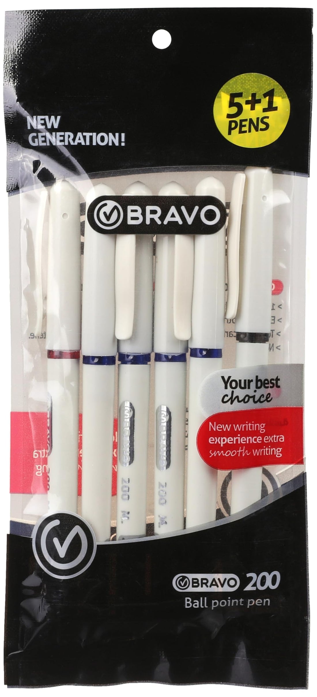 Bravo 200 Ballpoint Pen - 6 Pieces