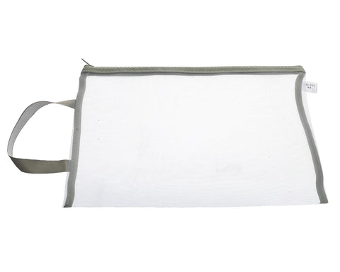 Simba Transparent Plastic Document Bag with Handle A4 waterproof file holder with carrying handle Transparent