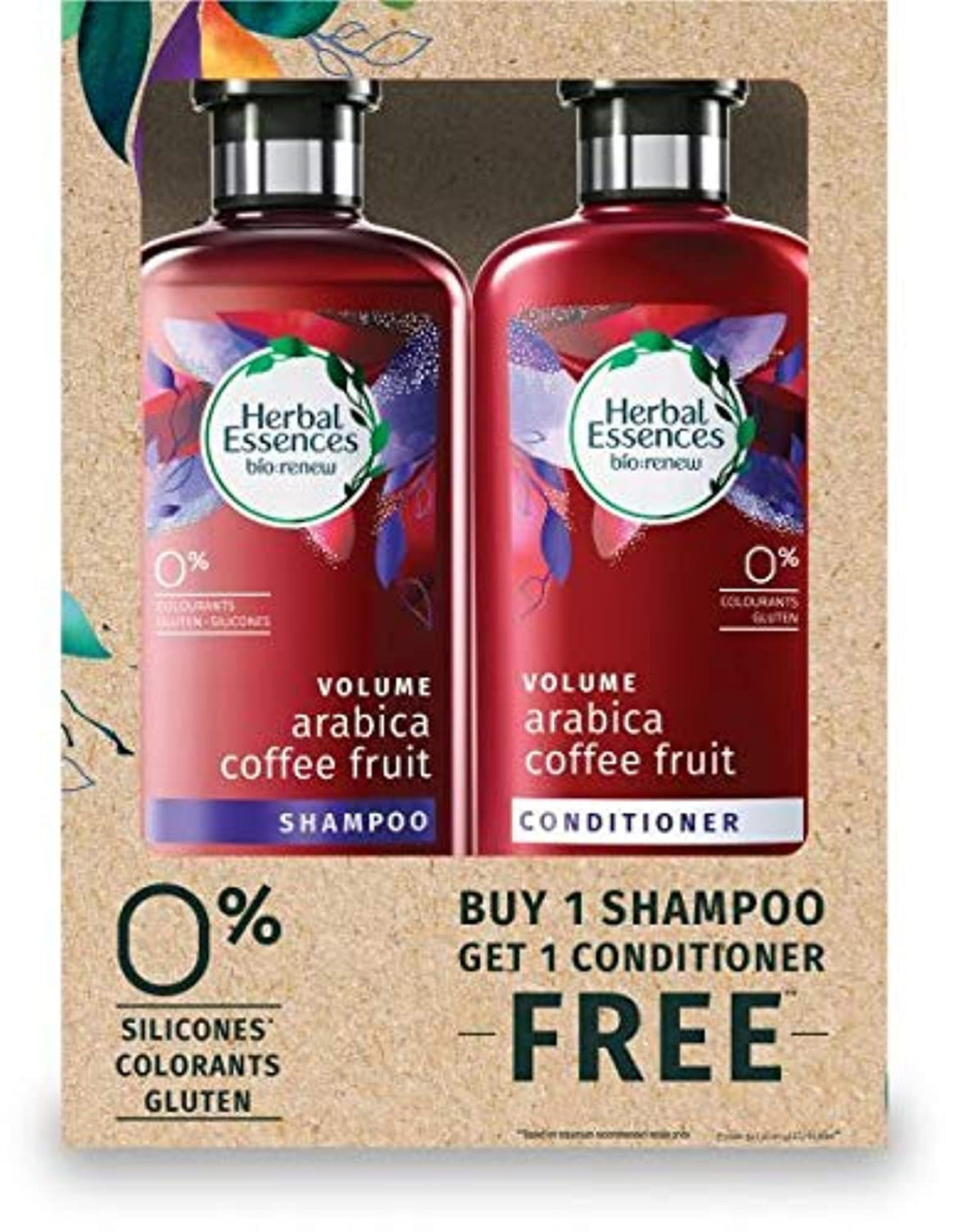 Herbal Essences Bio:Renew Arabica Coffee Fruit Shampoo + Conditioner 400ml