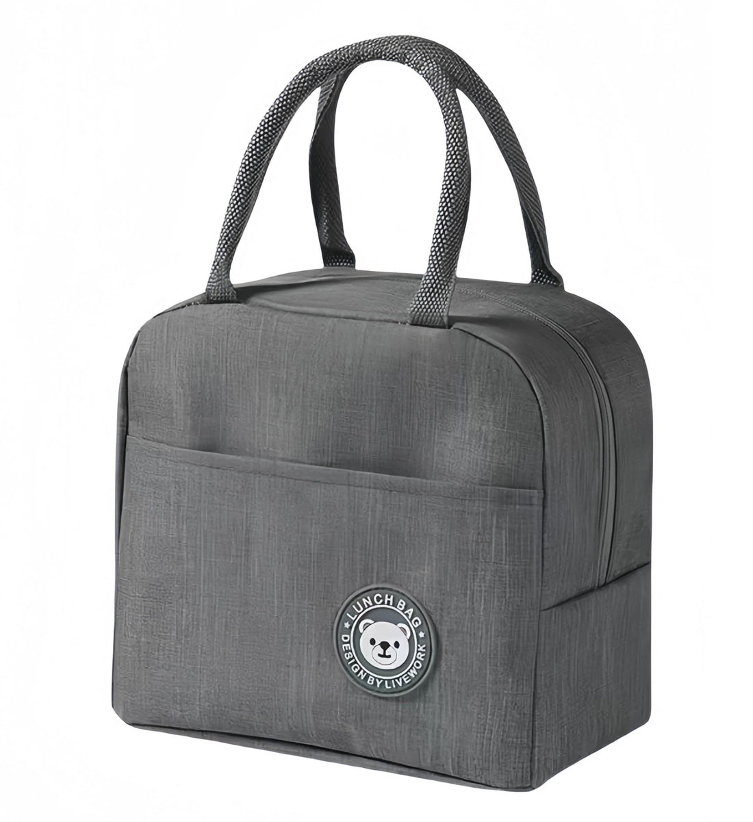 Wander Agio Unisex Travel Picnic Kit Bags Vacation Food Bag Organizer Child Junket Lunch Thermal Box Light Grey 1