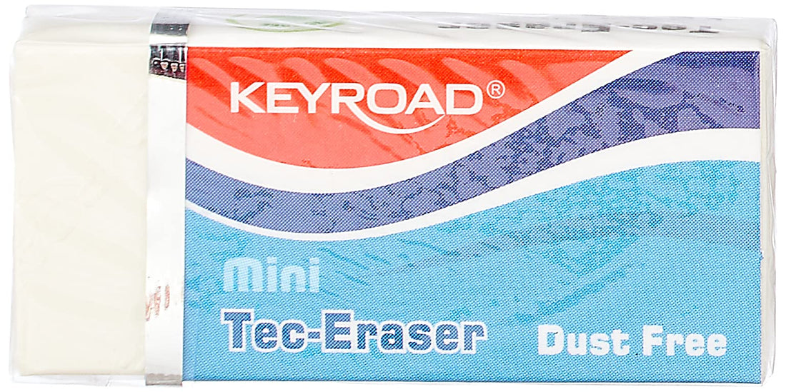 Keyroad Kr970981 Eraser, Set of 30 Pieces - White