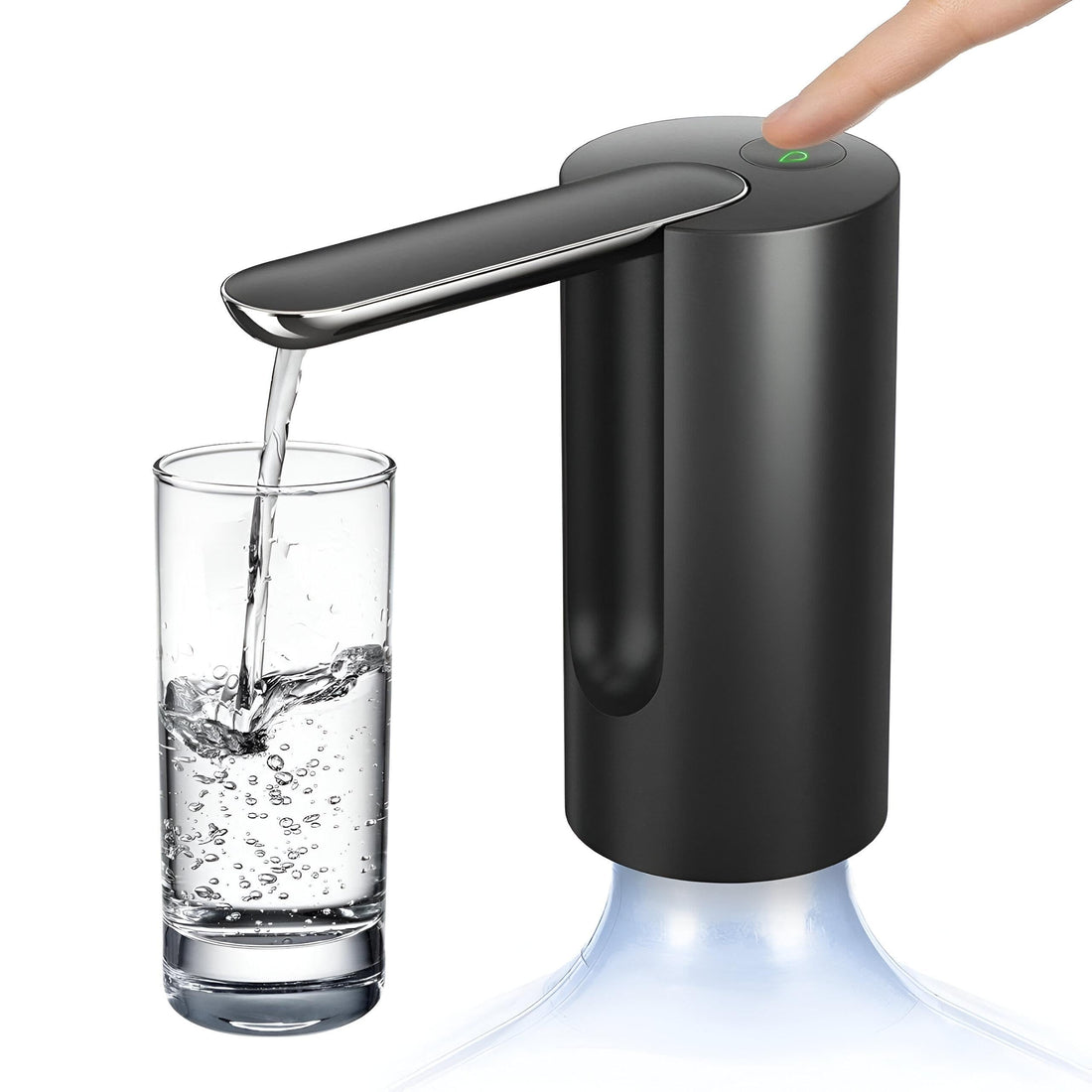 Portable Pump - Foldable Electric Bottle Pump with 1200mAh Rechargeable Battery, Perfect for Home, Kitchen, Office and Outdoor Use