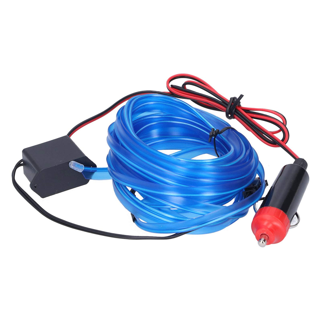 aqxreight - Car Ambient Light, 5m/16.4ft Auto LED Strip Cigarette Lighter Drive Luminous Ambient Car Interior Light DC 12V [Blue]