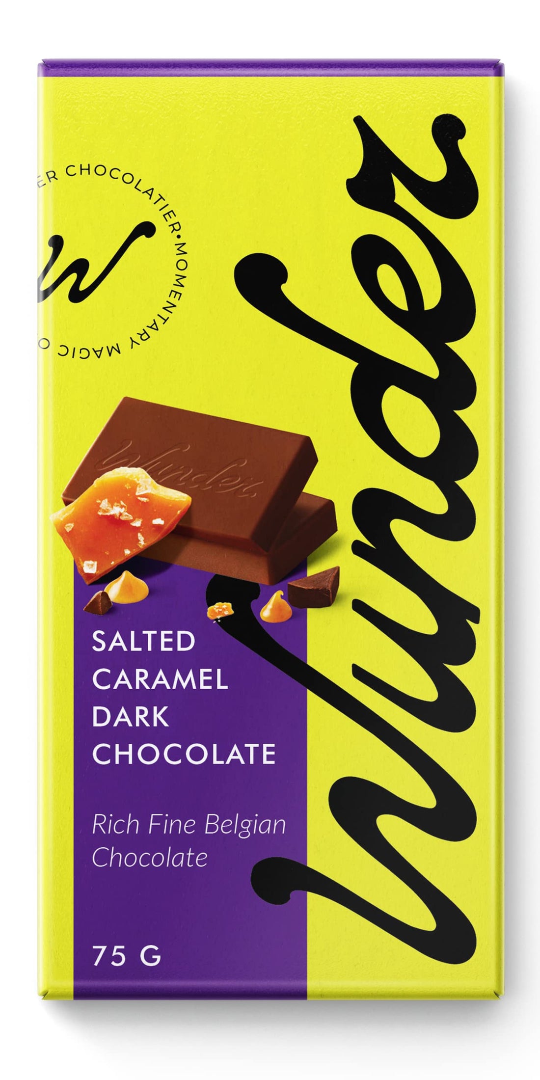 Wunder - belgian dark chocolate with salted caramel