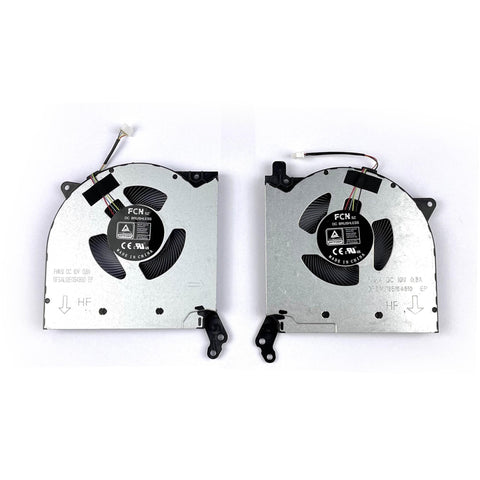 New 10V CPU+GPU Cooling Fan for Lenovo Legion 5-15'' 2021 Series, Legion 5-15ACH6H 15ACH6A, DFSAL12E164810 DFSAL12E064860, 10V Fan