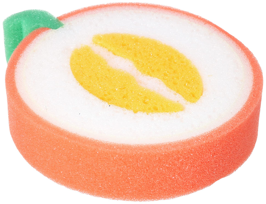 Candy baby bath sponge multicolor for unisex - peache