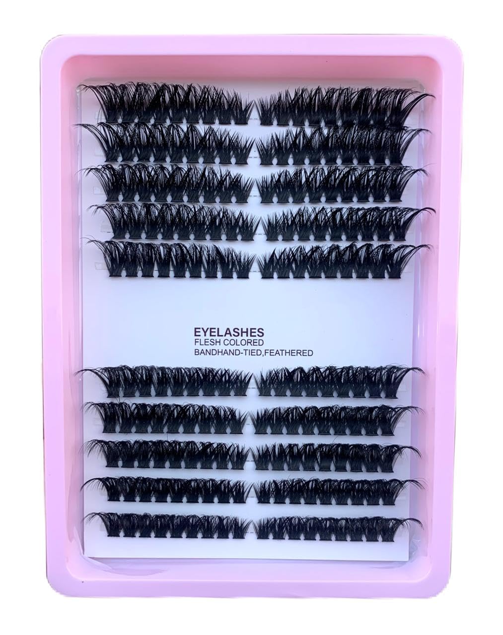 LAHES 120PCS - Extensions Individual Lash Volume 6D mink - FREE EYELASHES - Natural Eyelashes (2 MM TO 10 MM-MIX)-ONE BY ONE-12mm mix -2 shape