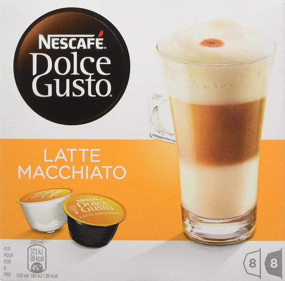 Necafe Dolce Gusto Latte Macchiato 16 Capsules 8 Servings