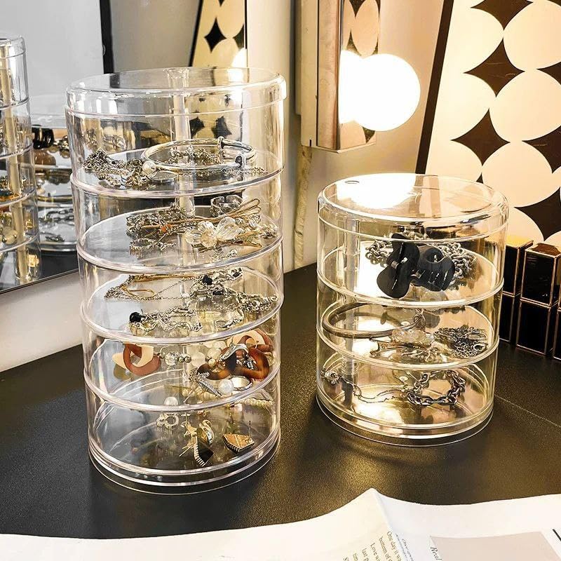 "360 Degree Rotating Accessory Organizer - Premium Transparency and Premium Quality" - Generic