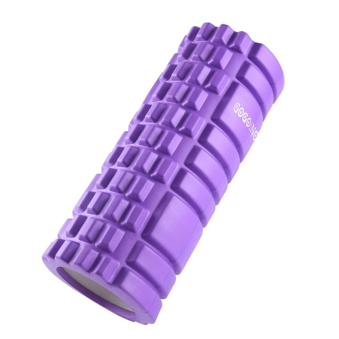 Foam Roller, Grid Foam Roller, Yoga Pole, Yoga Massage Roller, Stretching Roller for Training, Sports, Fitness, Stretching Equipment (Purple)