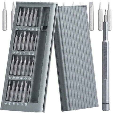 Precision Screwdriver compatible with DJI Mavic/Air/Mini/Avata/FPV 28 in 1 Manual Magnetic Driver Bits Set Repair Tool Kit, compatible with DJI Repair Screwdriver Tool Set