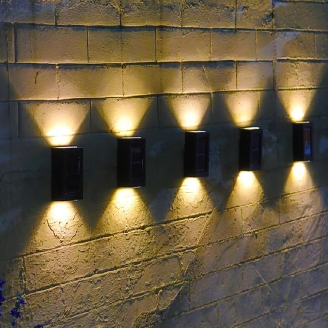 "Solar Wall Light with Motion Sensor, Waterproof and Easy Installation"