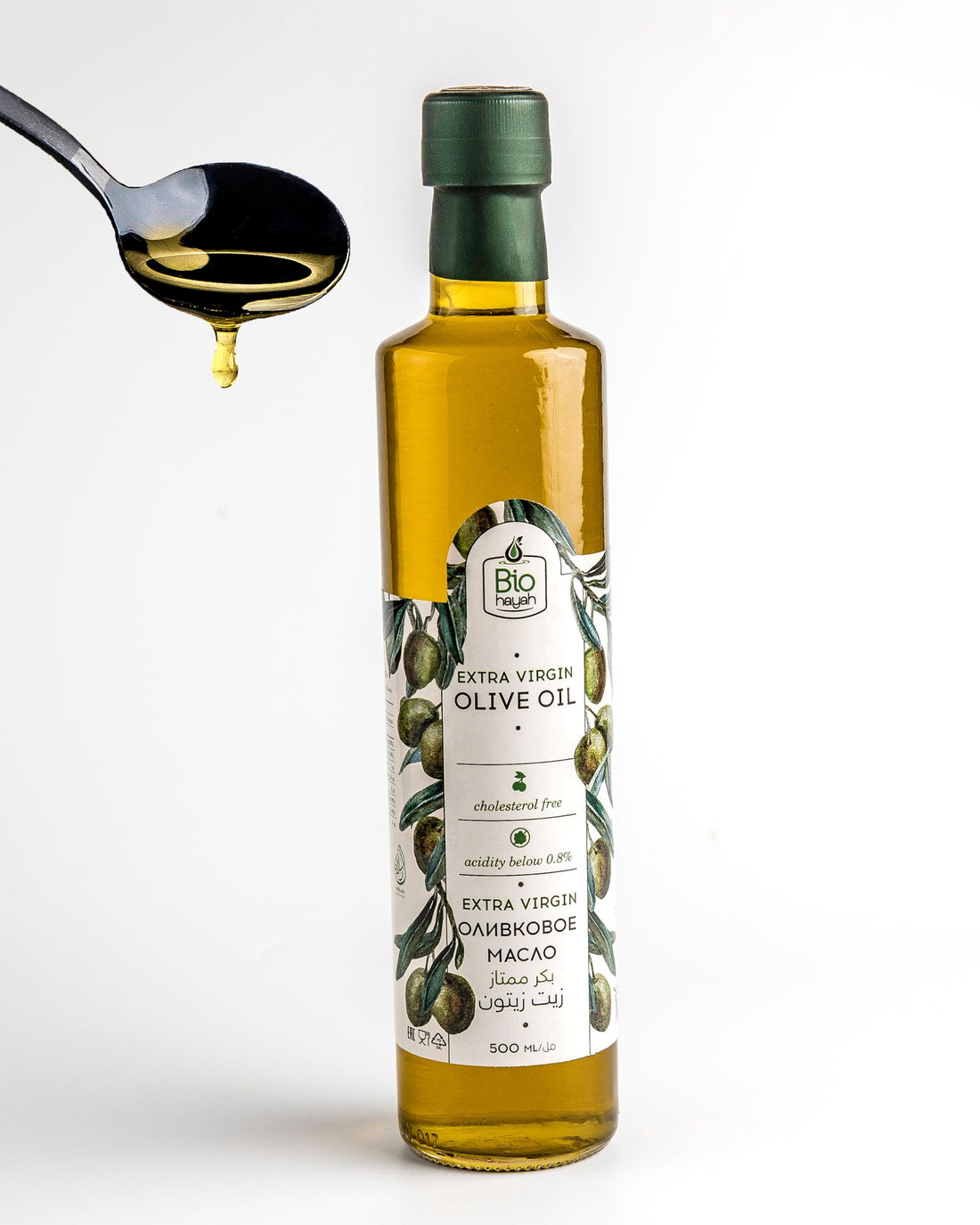Extra Virgin Olive Oil – 500ml | Cold Pressed, 100% Natural, First Extraction | Rich Aroma & Superior Taste