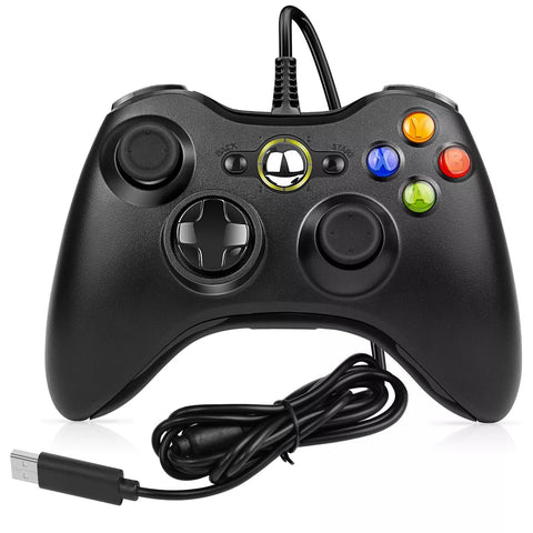 Third party Generic wired Controller | Compatible with X360 & PC | 2.4GHz Gamepad with Vibration | Ergonomic Grip | Plug & Play for Windows Verisons