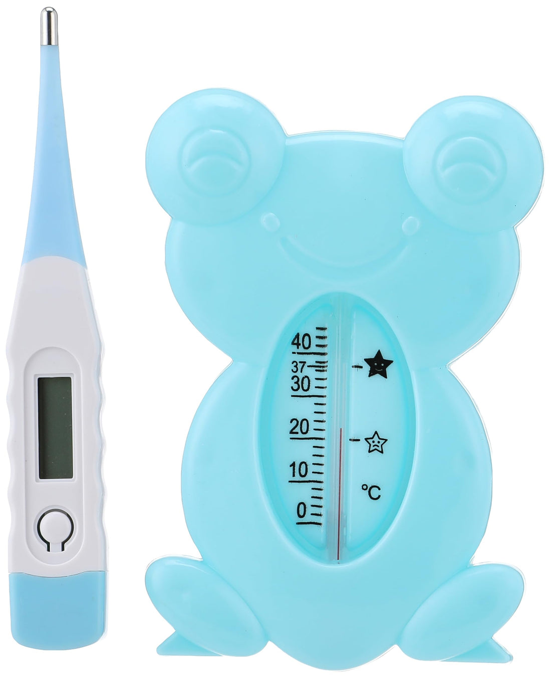 La Frutta Bath and Baby Digital Thermometer Set - blue