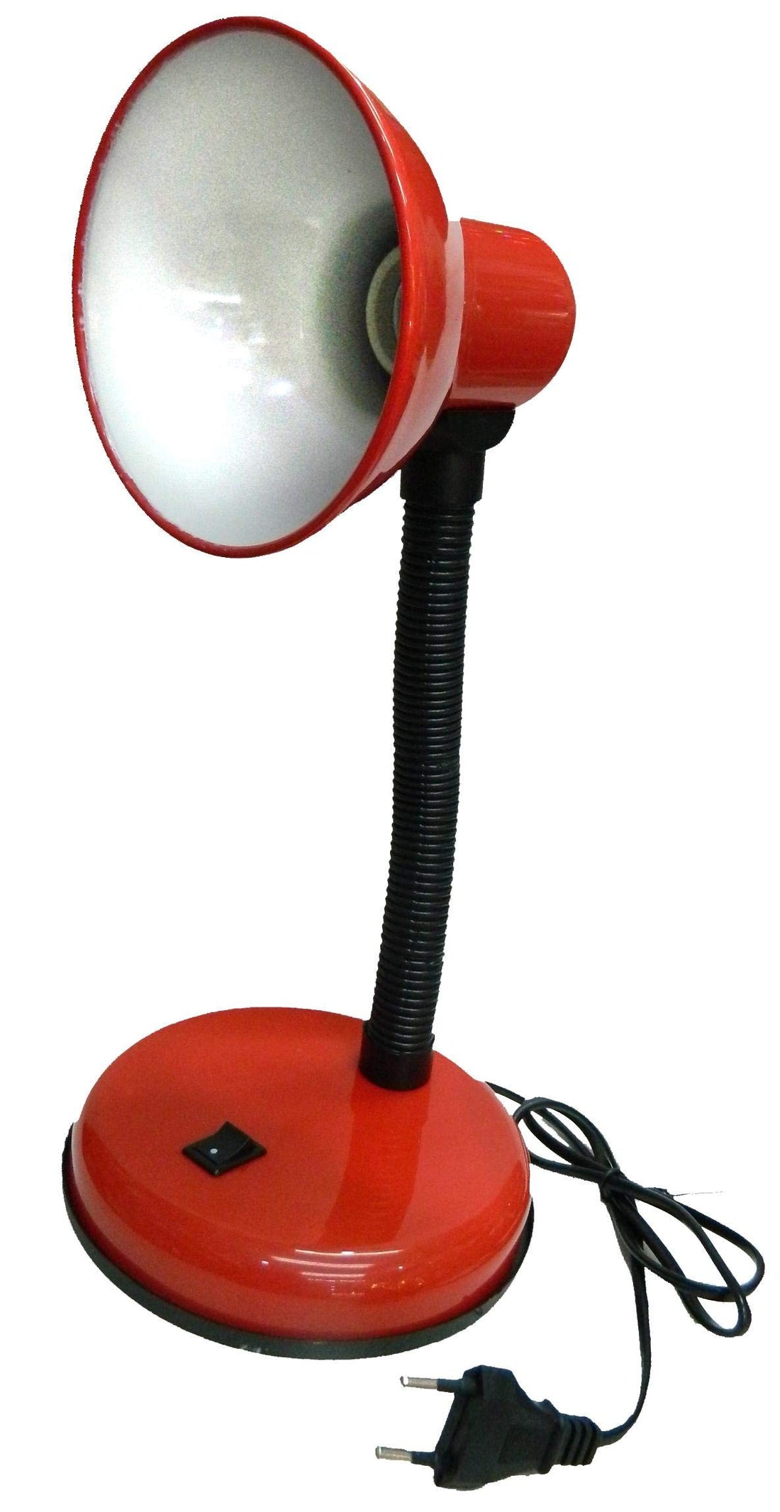 Desk Lamp with Red Base