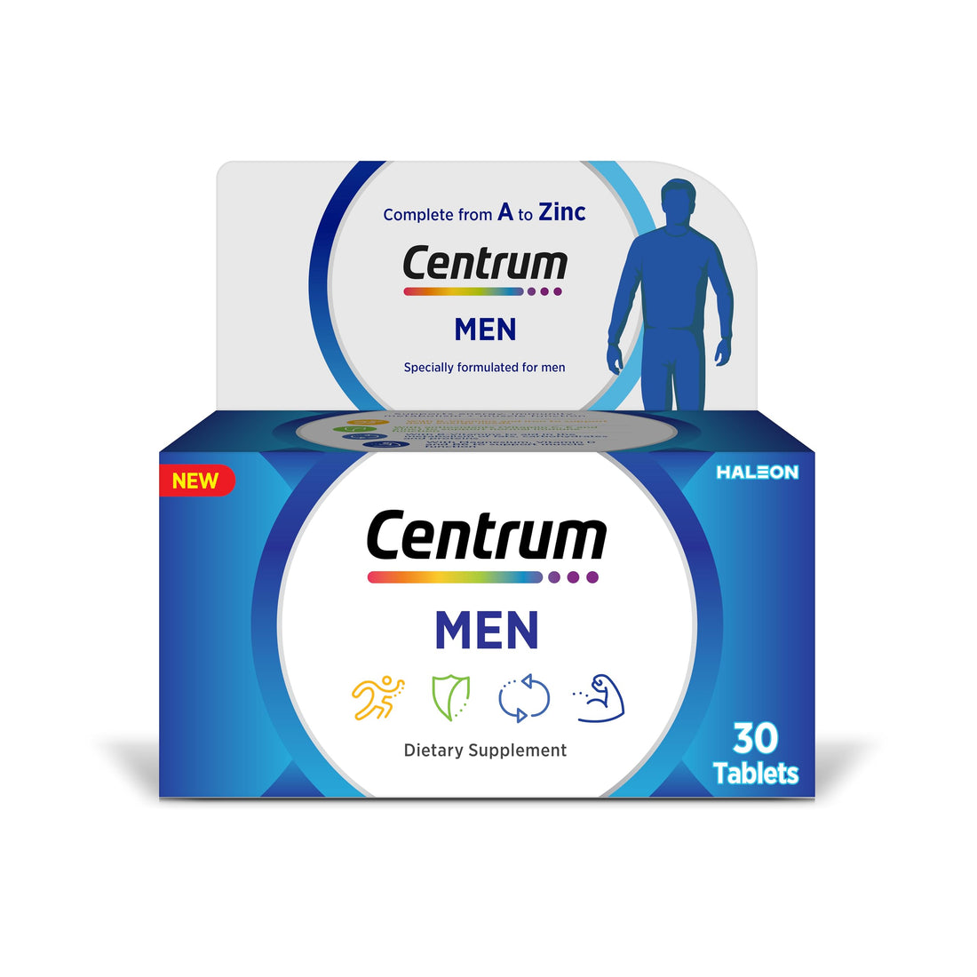 Centrum Men B-Vitamins and Magnesium Multivitamin 100-Tablet