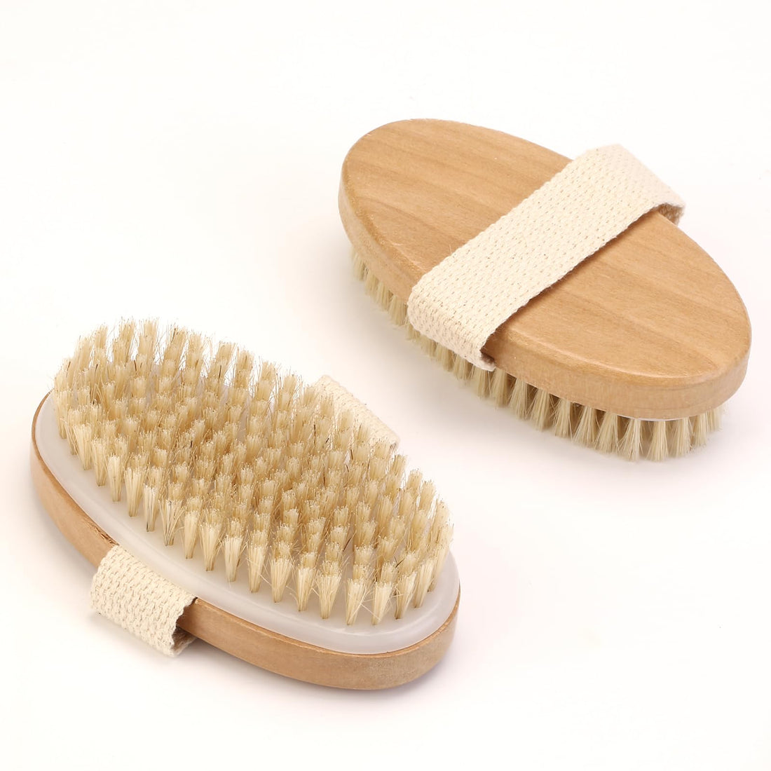 Dry Brush, Natural Bristle Exfoliating Brush, Body Scrubber