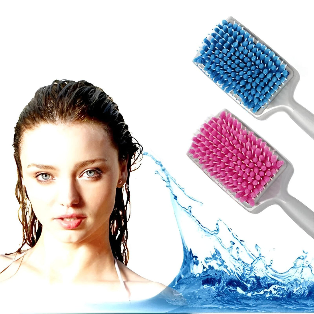 Lightweight Hair Brush - Transform your hair drying experience with an ergonomic design that reduces hand fatigue, making it ideal for daily use and a must for hair care. (2 pieces)