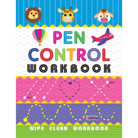 Pen Control Workbook wipe clean workbook