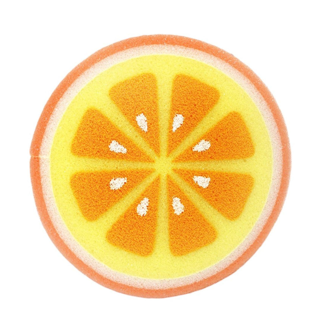 Candy Baby Bath Sponge Shape Orange BPA Free For Unisex-Multicolor