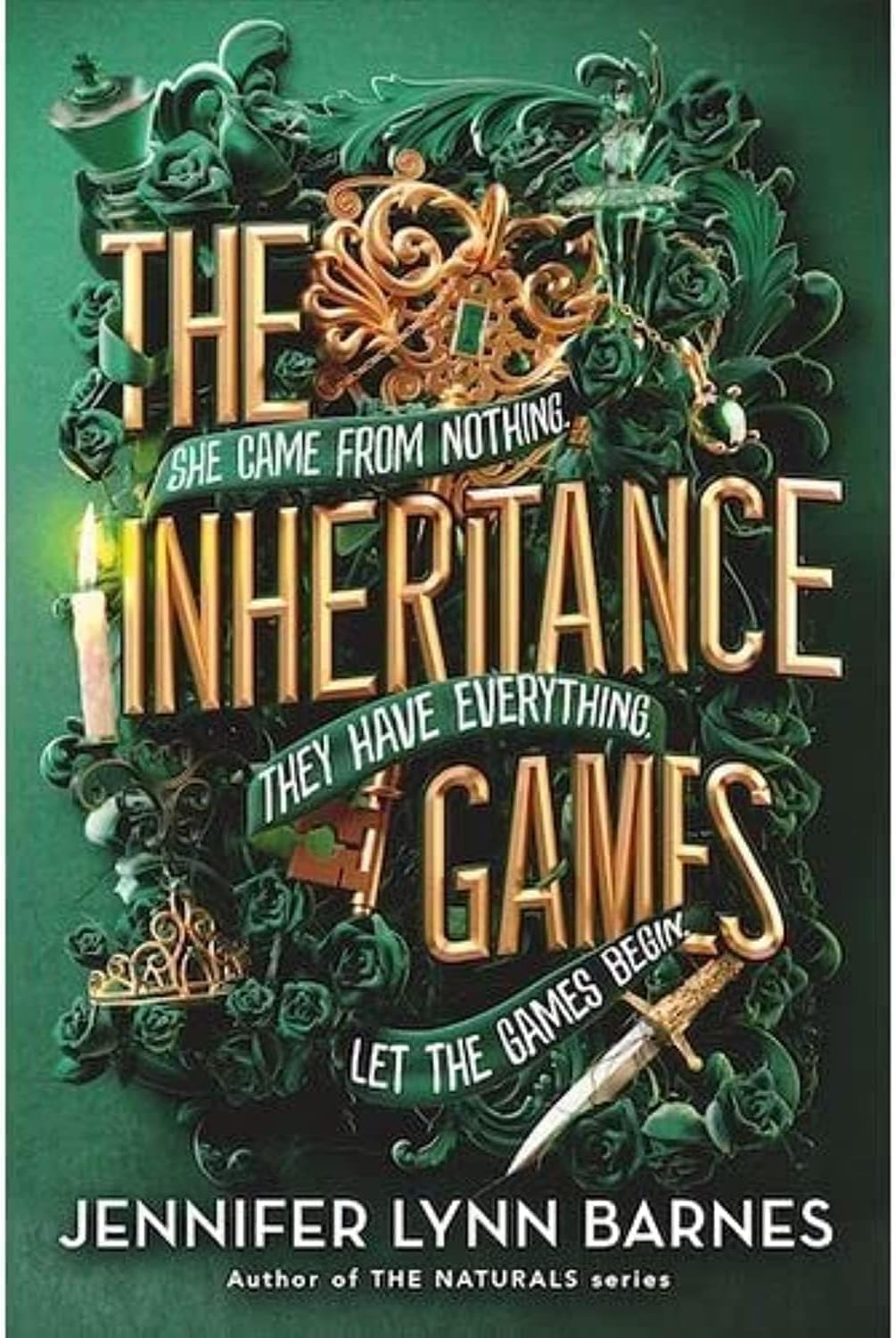 The Inheritance Games, Hardcover Mystery Novel by Jennifer Lynn Barnes, 22 x 15 cm