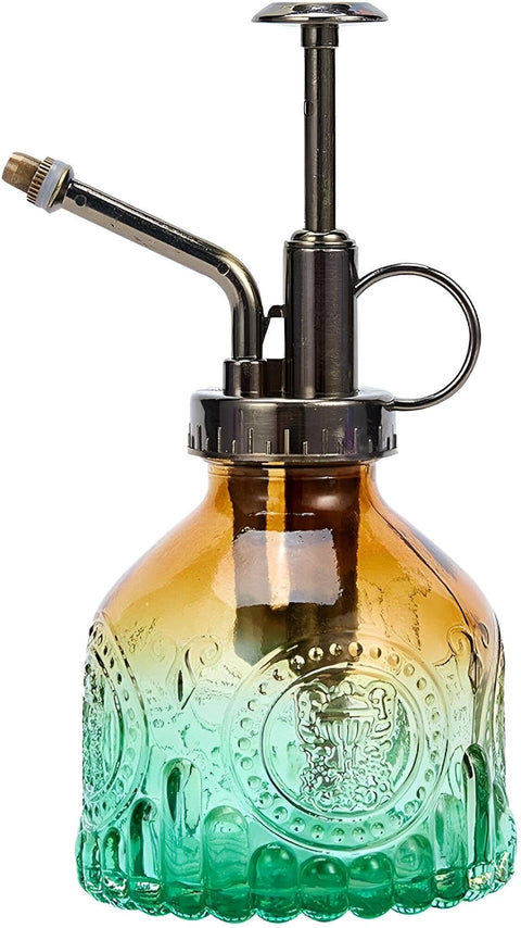 Misting Container - Versatile Indoor Plant Spray Bottle for Home and Garden Use (Brown Green)