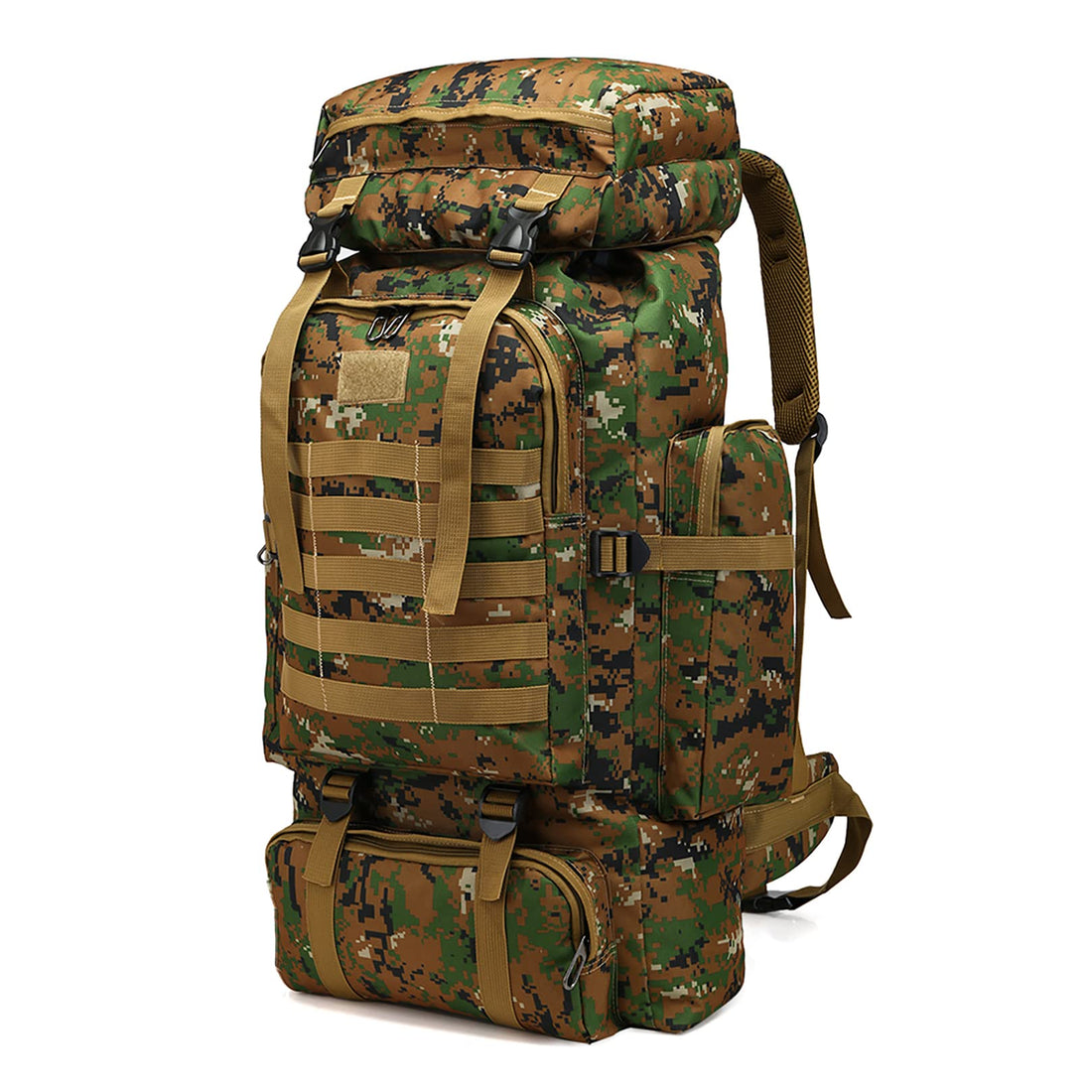 Travel Backpack Men's 80L Emergency Backpack Outdoor Backpack Military Backpack Waterproof Tactical Backpack Waterproof Hiking Backpack Camping Backpack Escape Backpack Trekking Backpack