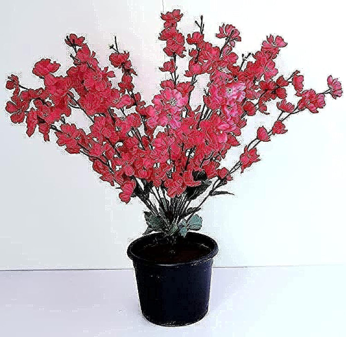 Artificial Tree with Flowers And Plants - 70cm