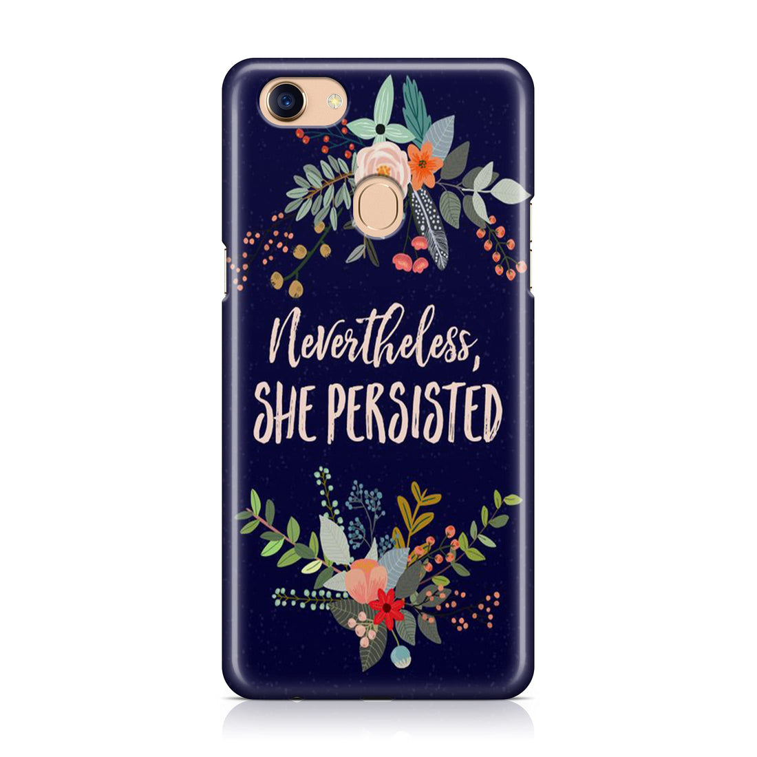 She Persisted Back Cover for Oppo F7 - Multicolour