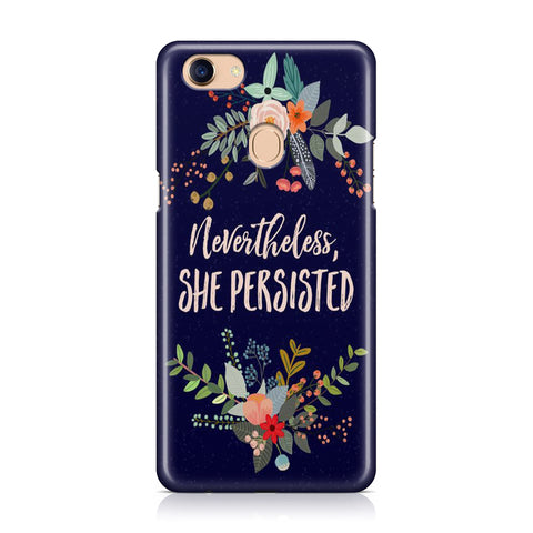 She Persisted Back Cover for Oppo F7 - Multicolour